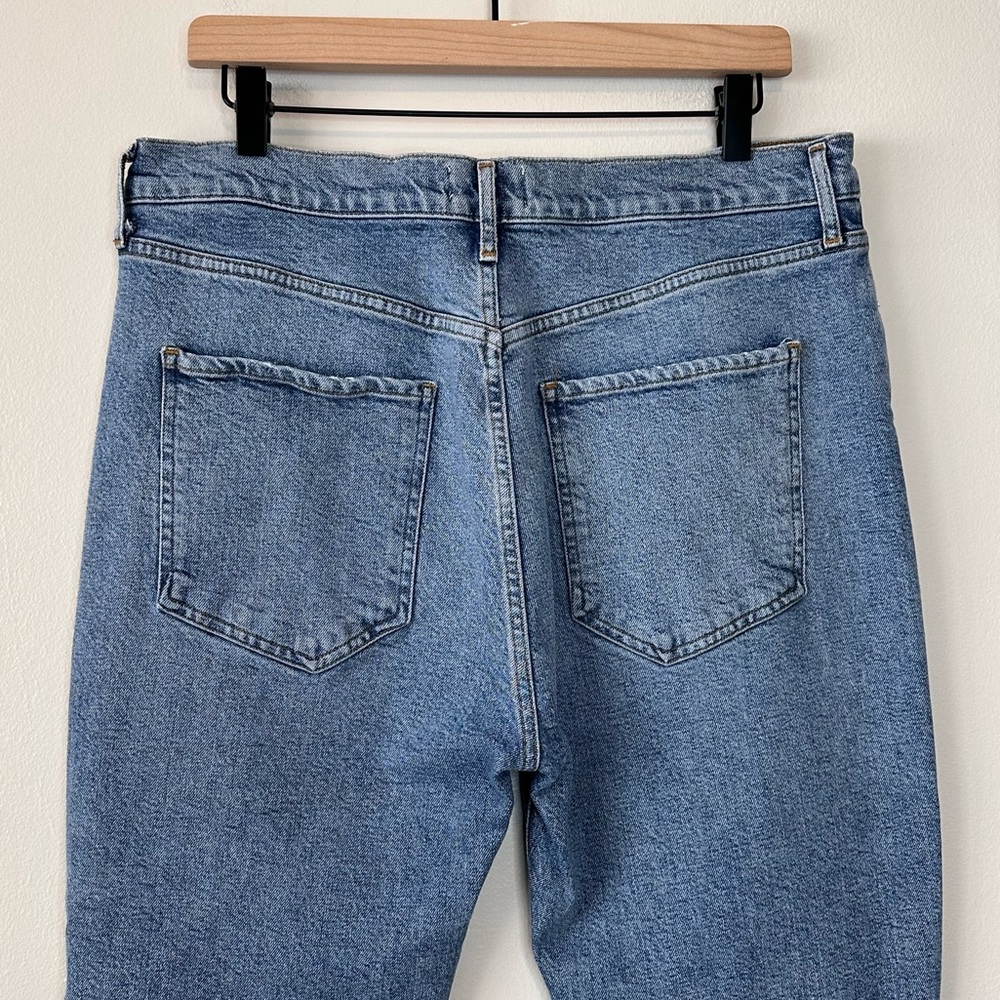 AGOLDE Riley High Rise Crop Distressed Jeans Size 32 - Picture 7 of 15